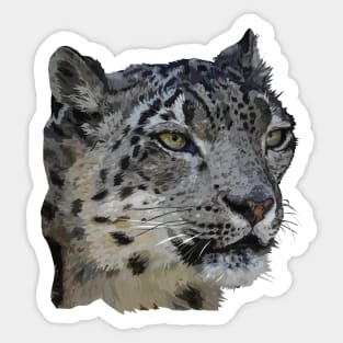 Snow Leopard Sticker